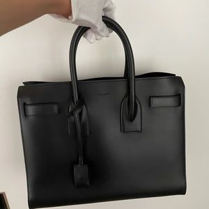 YSL Sac De Jour Small in Smooth Leather